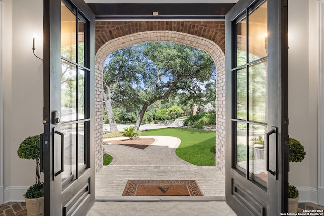 entrance foyer featuring a wealth of natural light