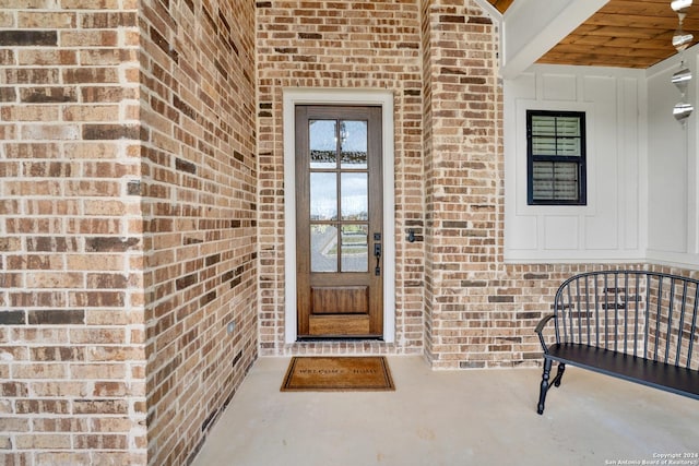 view of entrance to property