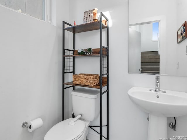 bathroom with toilet