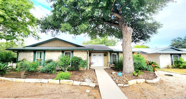 view of ranch-style home