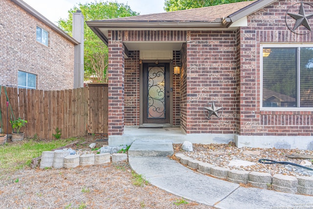 view of property entrance