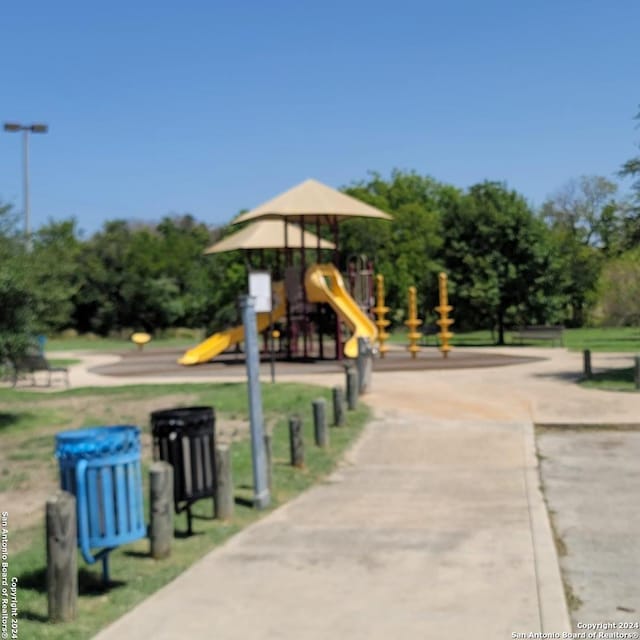 view of play area