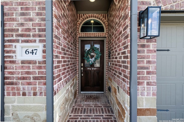 view of entrance to property