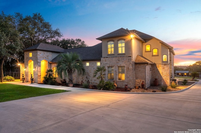 view of front of home