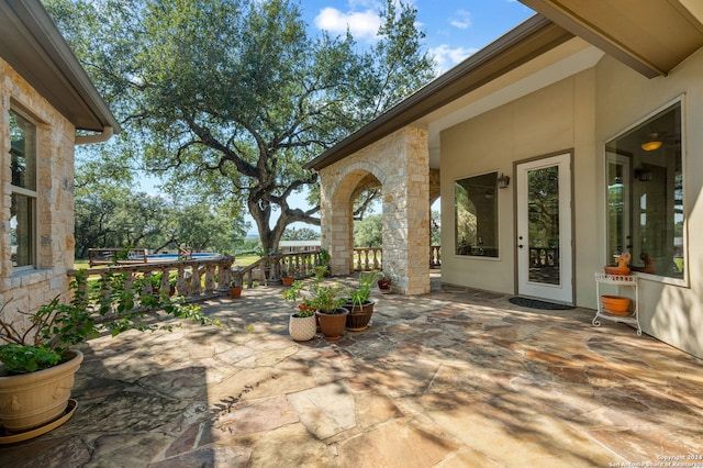 view of patio