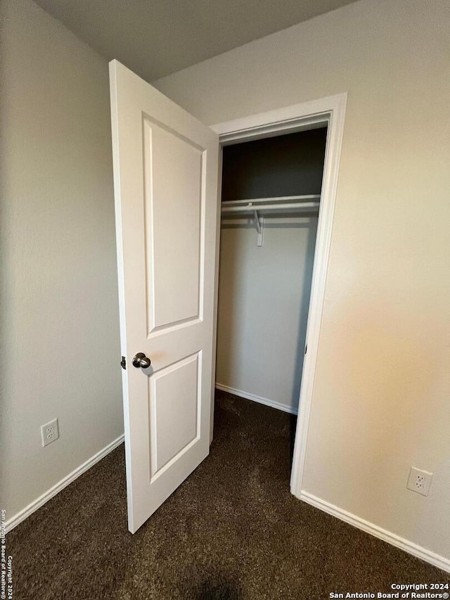 view of closet