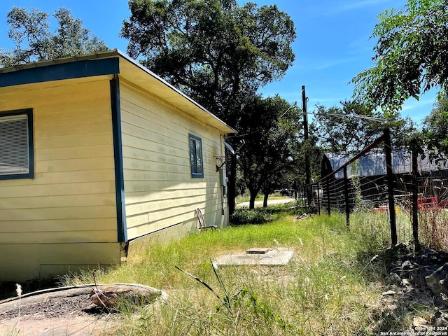 view of side of property