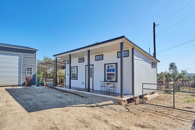 view of outbuilding
