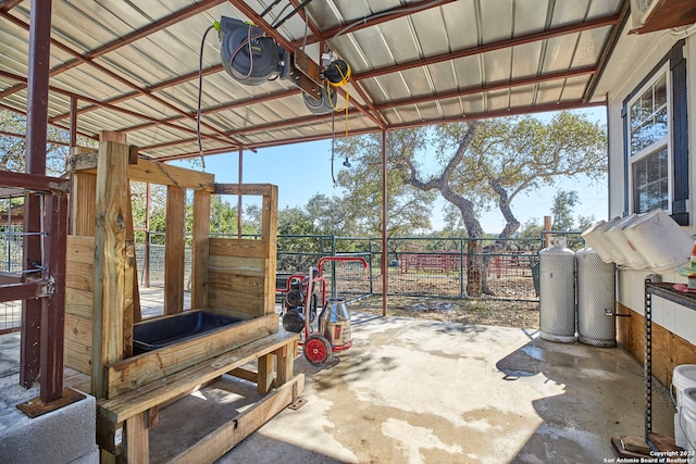 exterior space featuring an outdoor structure