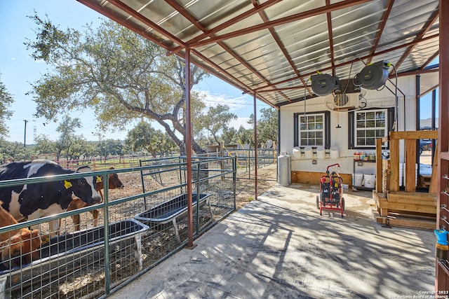 exterior space featuring an outdoor structure