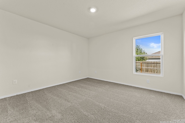 unfurnished room featuring carpet floors