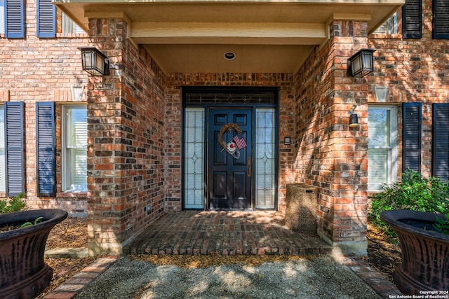 view of entrance to property