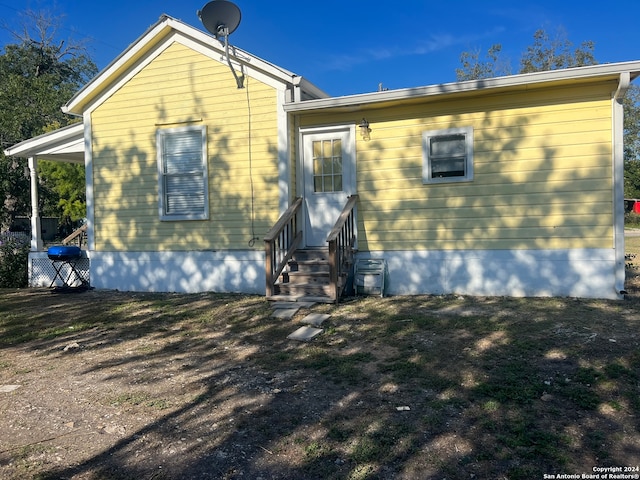 view of front of home