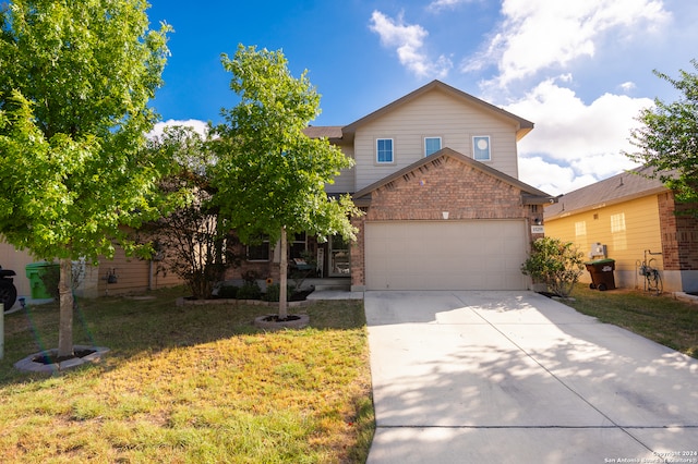 view of property with a front yard