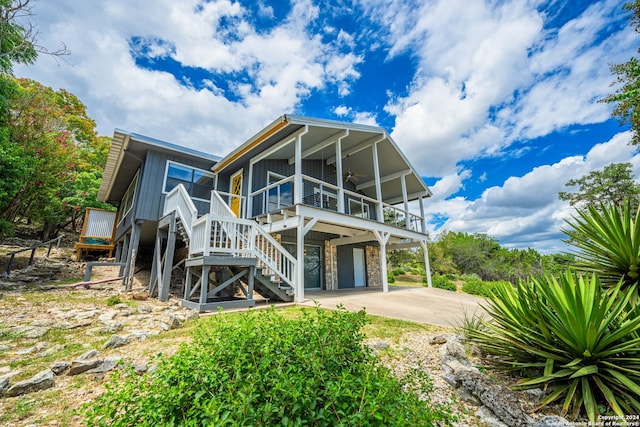 view of rear view of house