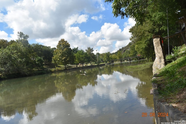 view of water feature