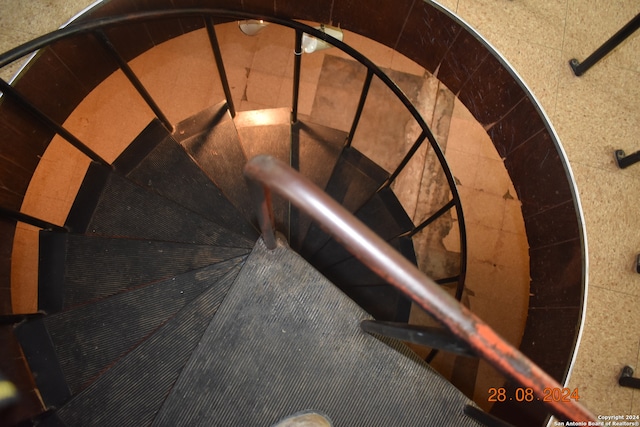 view of staircase