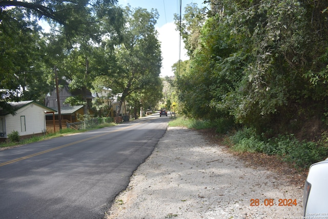 view of road