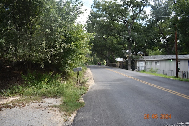 view of road