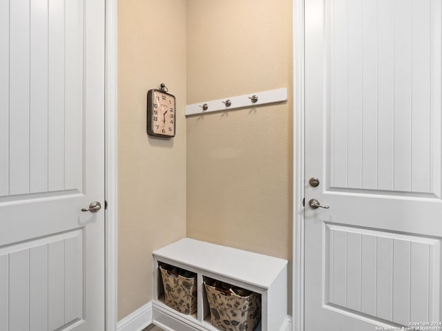 view of mudroom