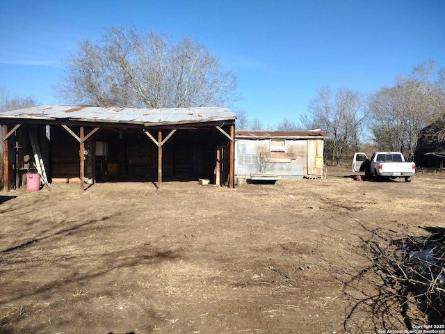 view of outdoor structure