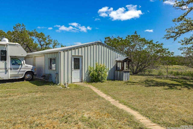 view of outbuilding with an outdoor structure