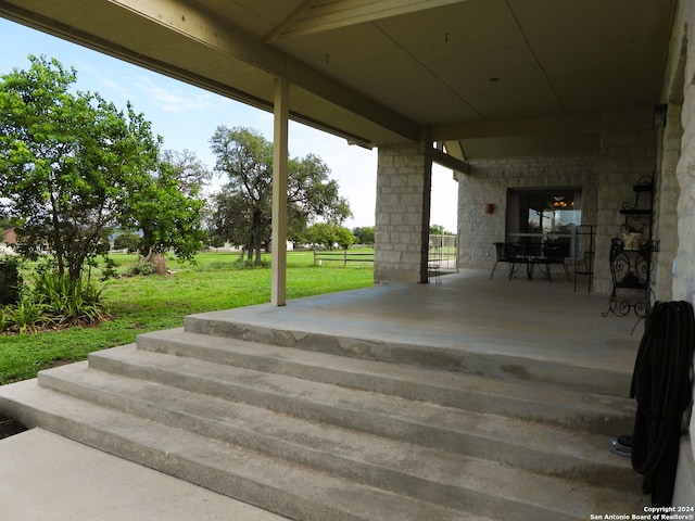 view of patio