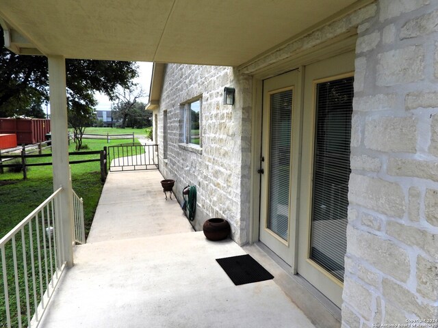 view of patio