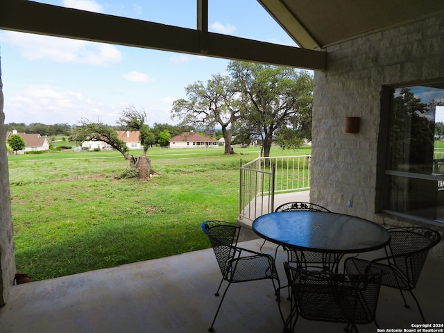 view of patio / terrace