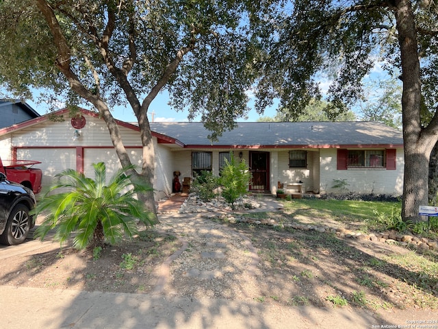 view of ranch-style home