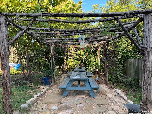 view of patio