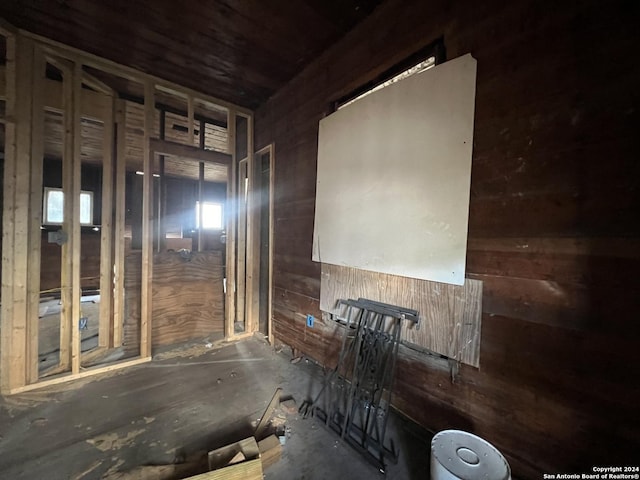 1322 Hays St, San Antonio, TX 78202 - misc room with wood walls