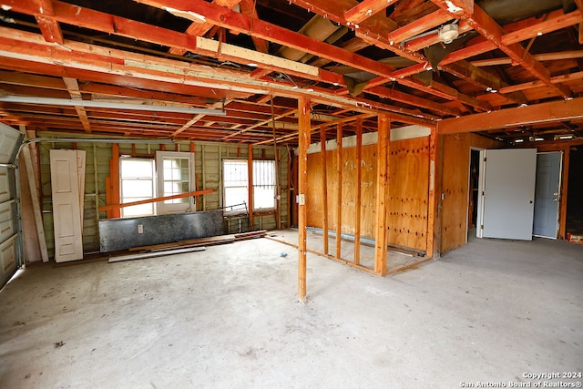 miscellaneous room featuring concrete floors