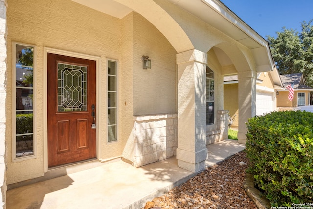 view of entrance to property