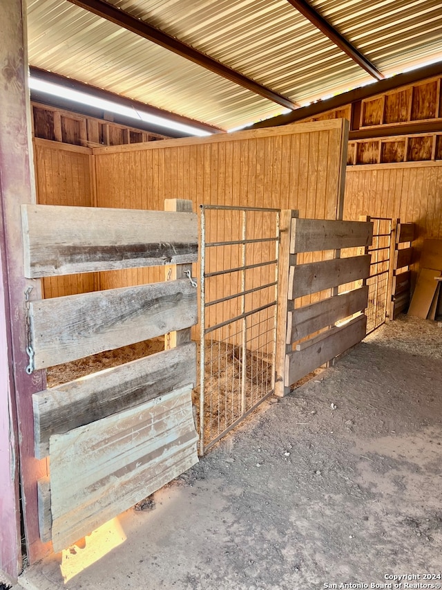 view of stable