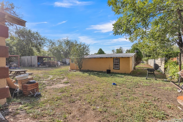 view of yard