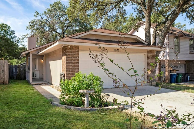 view of property exterior with a lawn