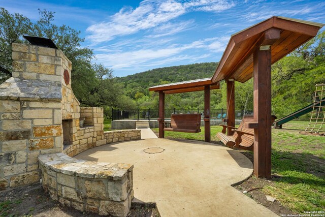 201 N Tomahawk Way, Concan, TX 78801 - view of patio
