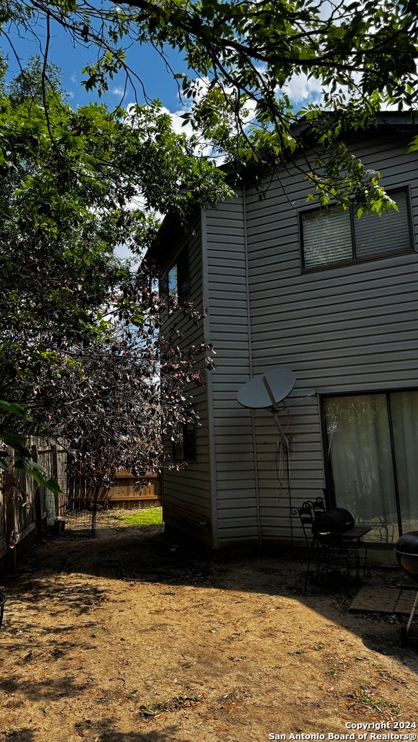 view of rear view of property