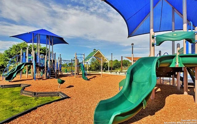 view of jungle gym