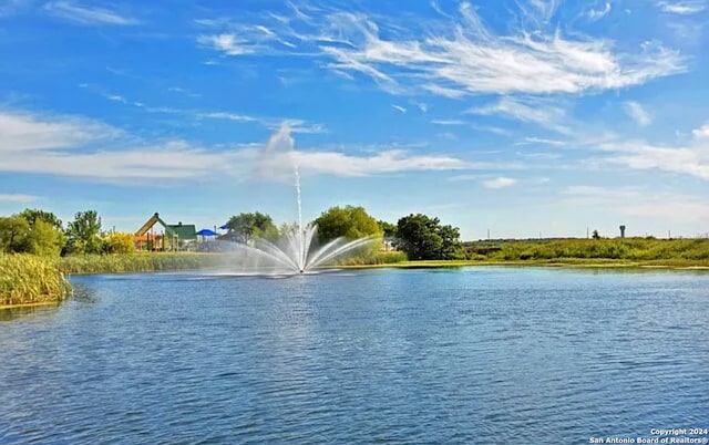 view of water feature