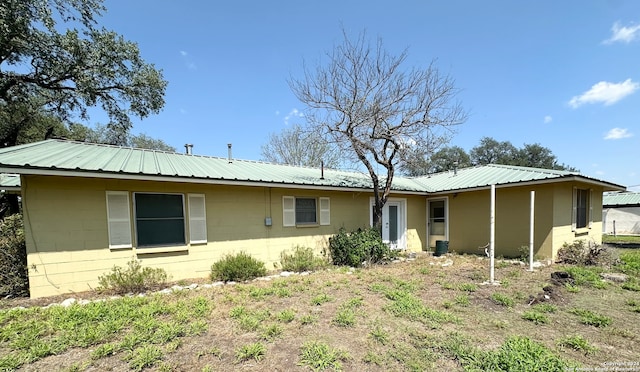 view of back of property