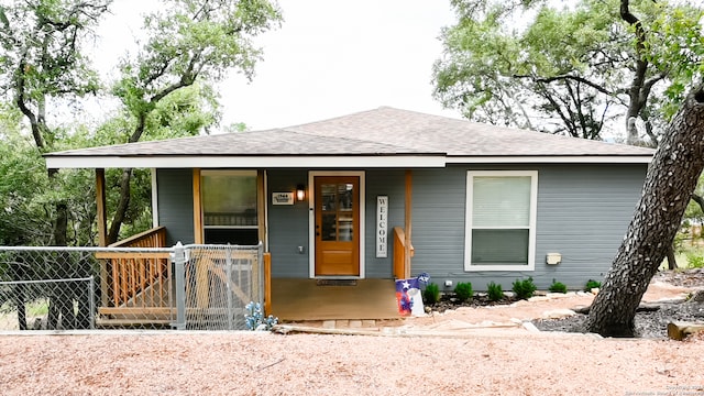 view of front of house featuring a porch