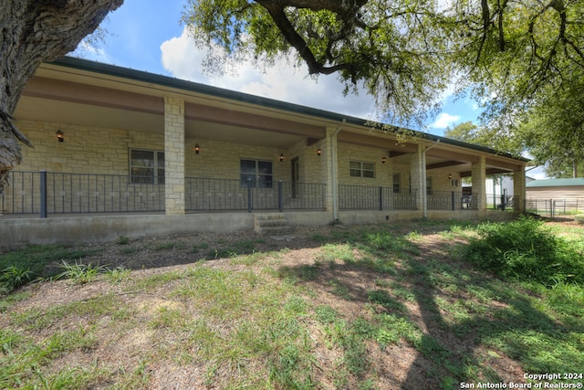 view of ranch-style home