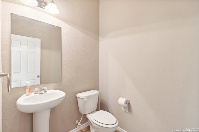 bathroom with toilet