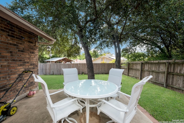 view of patio