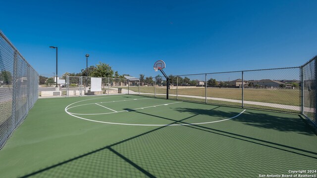 view of sport court