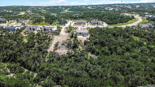 aerial view featuring a residential view