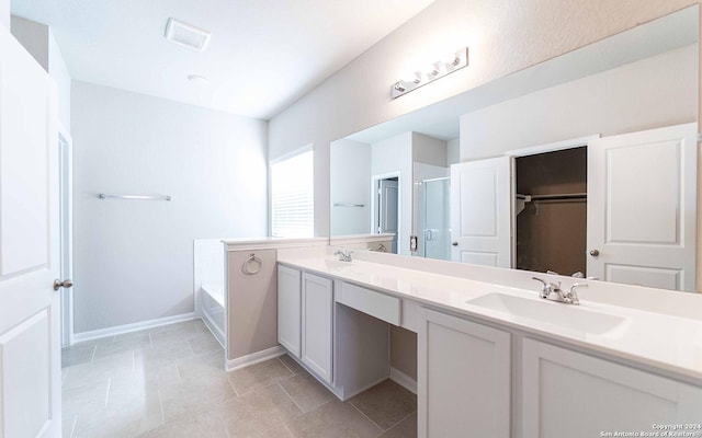 14735 Sycamore Xing, San Antonio, TX 78252 - kitchen featuring white cabinets, stainless steel refrigerator with ice dispenser, light wood-style floors, and tasteful backsplash