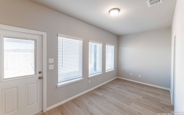 14735 Sycamore Xing, San Antonio, TX 78252 - interior space with baseboards, wood finished floors, and plenty of natural light